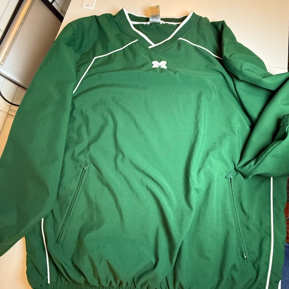 Russell Men’s Pull Over - Marshall‎ University Size Large. Windbreaker - Picture 6 of 14